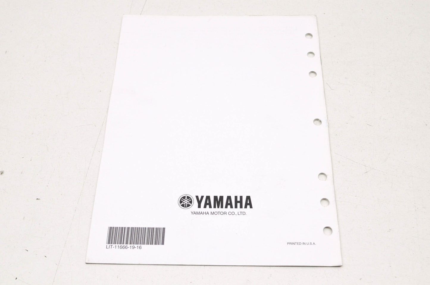 OEM Yamaha LIT-11666-19-16 TTR50EV 2006 Assembly Manual NOS