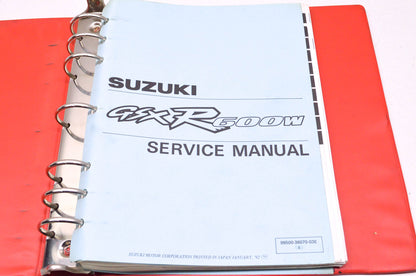 OEM Suzuki 99500-36070-03E R600W Service Manual