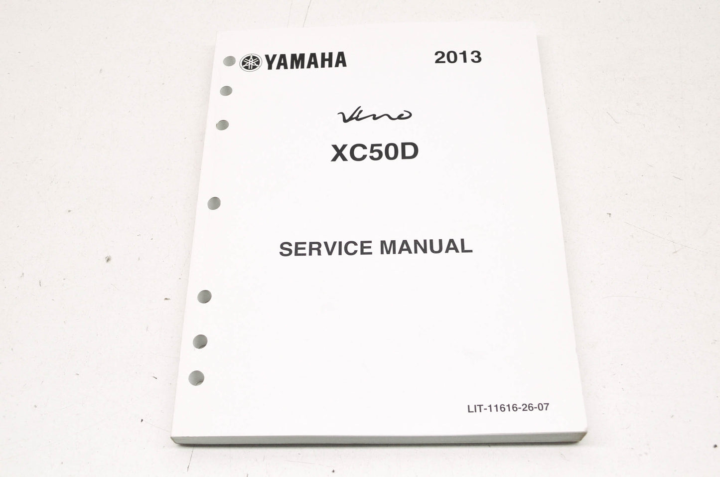 OEM Yamaha LIT-11616-26-07 XC50D VINO Service Manual NOS