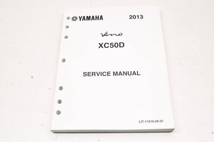 OEM Yamaha LIT-11616-26-07 XC50D VINO Service Manual NOS