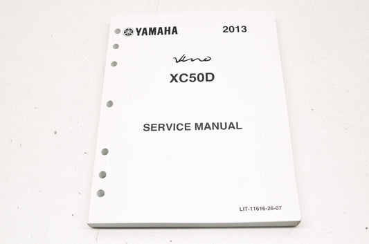 OEM Yamaha LIT-11616-26-07 XC50D VINO Service Manual NOS