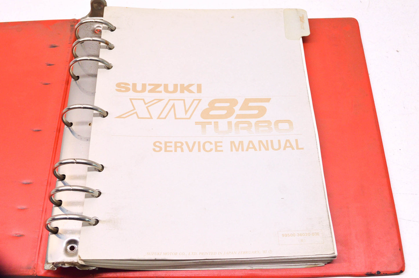 OEM Suzuki 99500-36020-03E XN85D Service Manual