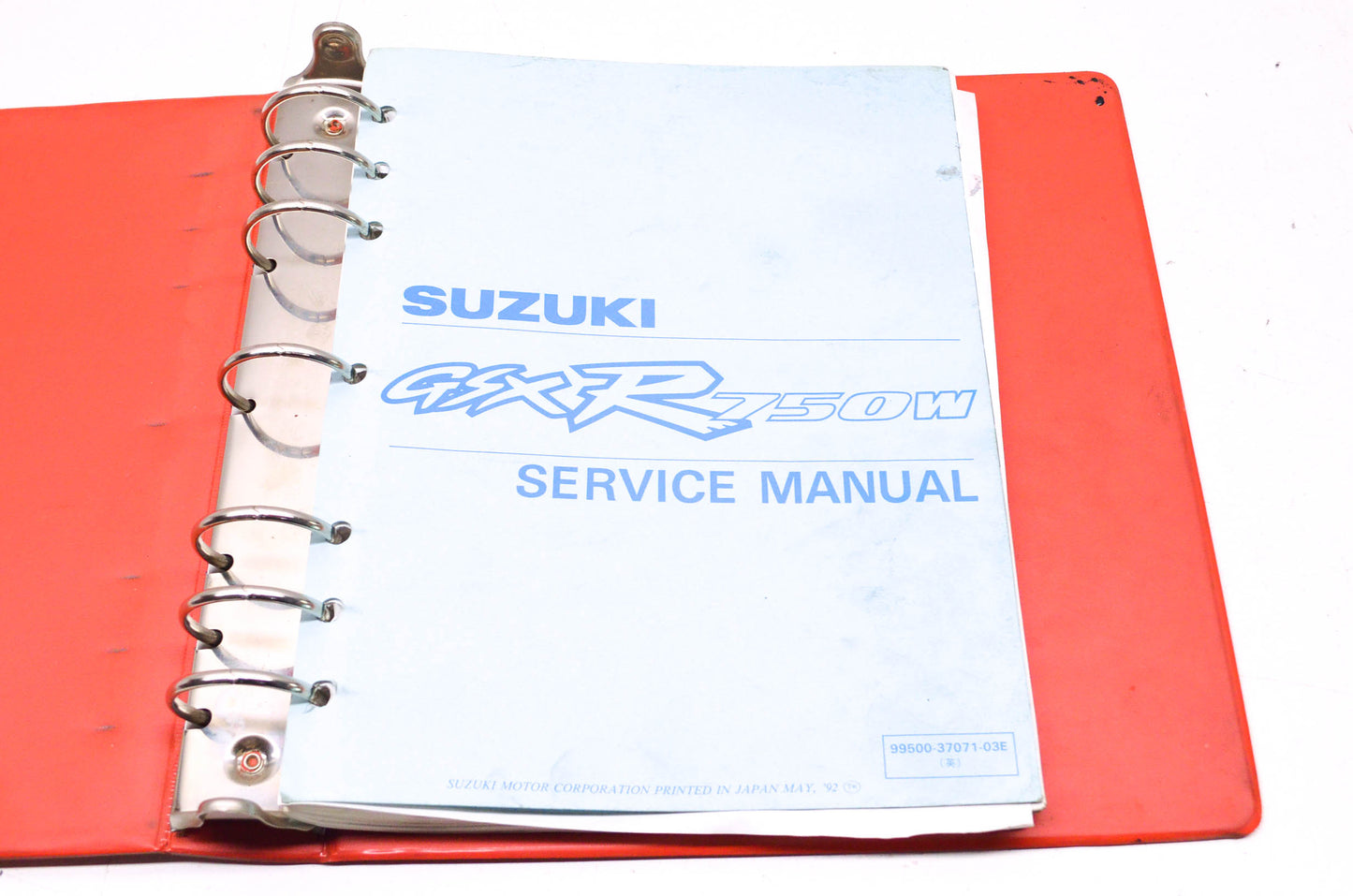 OEM Suzuki 99500-37071-03E GSX-R750W Service Manual