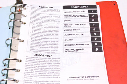 OEM Suzuki 99500-37071-03E GSX-R750W Service Manual