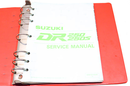 OEM Suzuki DR250/S Service Manual w/ Supplement
