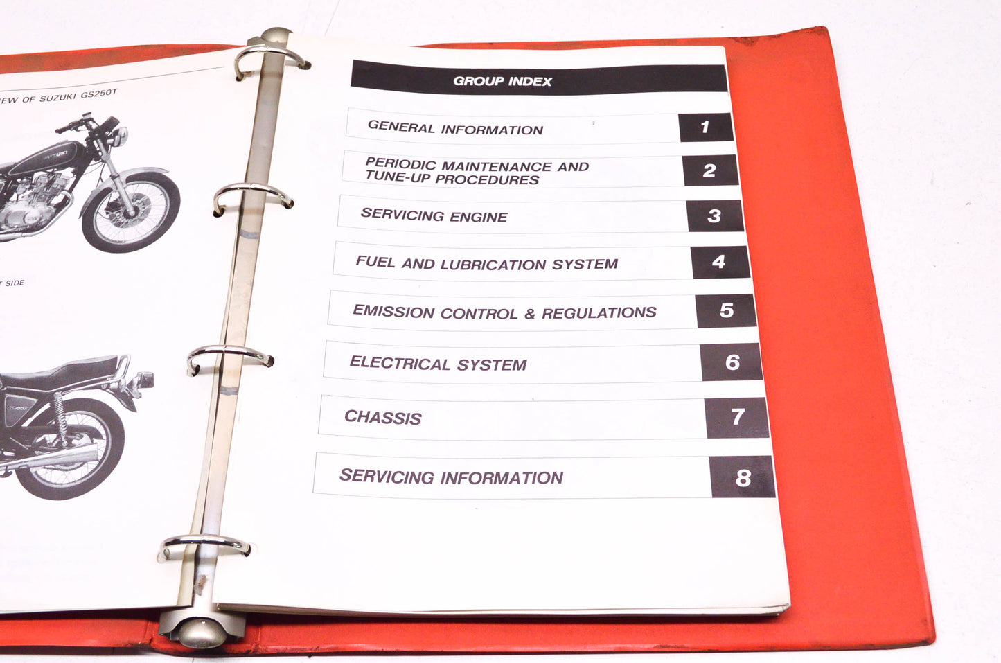 OEM Suzuki GS250T Service Manual