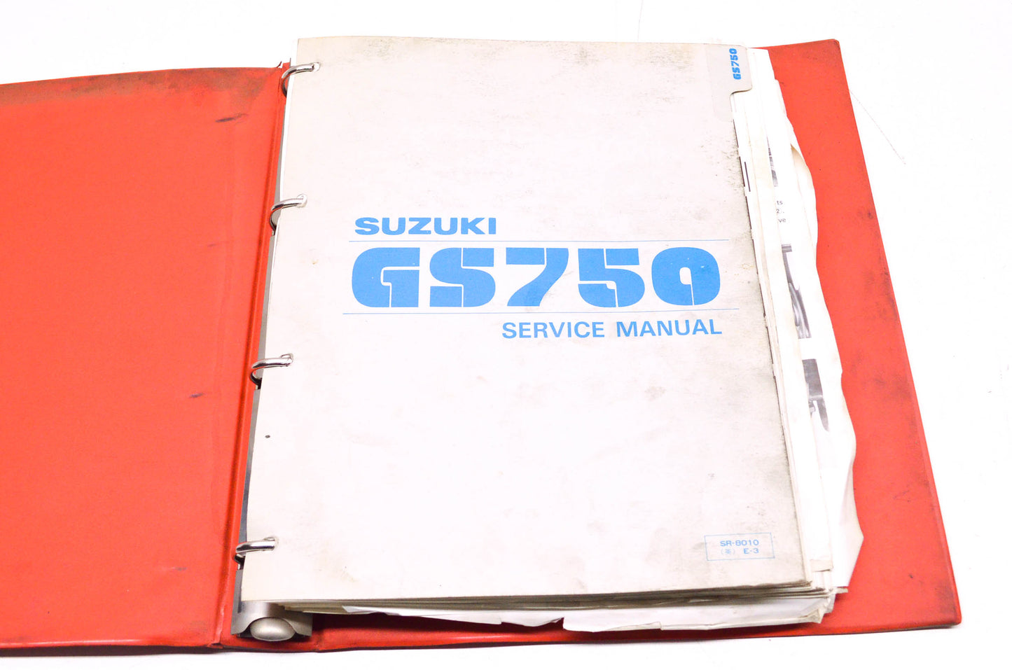 OEM Suzuki SR-8010 GS750/L/LT/LX/X/E/T Service Manuals