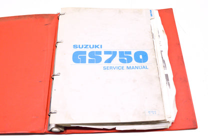 OEM Suzuki SR-8010 GS750/L/LT/LX/X/E/T Service Manuals