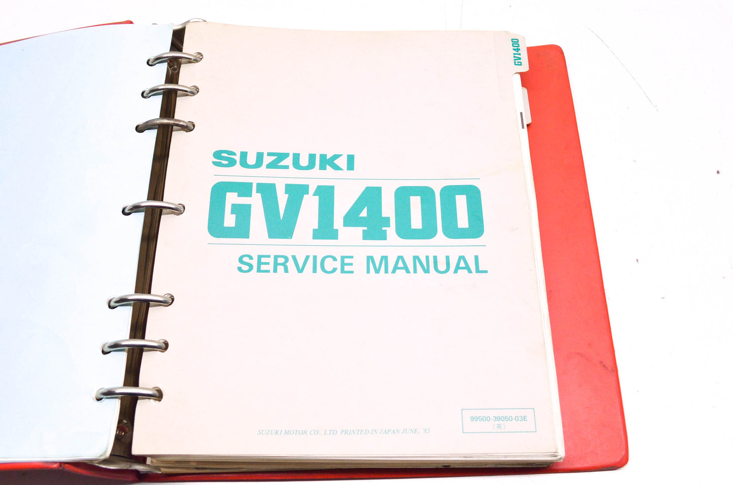 OEM Suzuki 99501-39110-03E GV1400 Service Manu