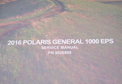 New OEM Polaris 2016 General 1000 EPS Service Manual NOS
