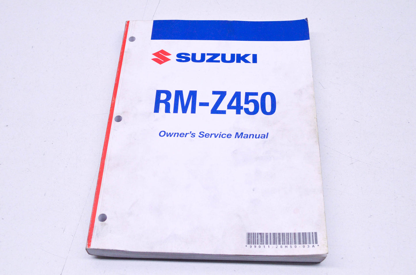 OEM Suzuki 99011-28H50-03A Owner's & Service Manual RMZ450K8 2