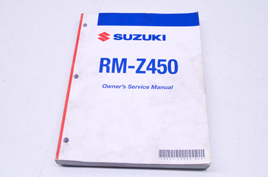 OEM Suzuki 99011-28H50-03A Owner's & Service Manual RMZ450K8 2