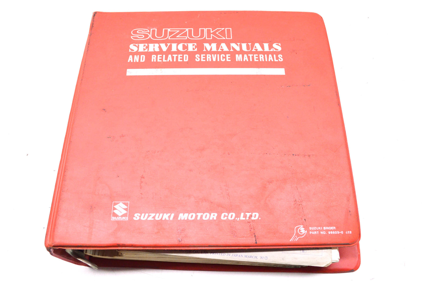 OEM Suzuki DR/SP/100/125/250/600 Service Manual w/ Supplements