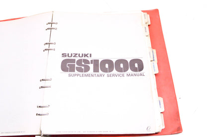 OEM Suzuki GS1000/E/S/G/L/GL Service Manual w/ Supplements