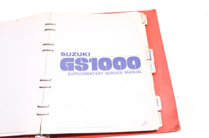 OEM Suzuki GS1000/E/S/G/L/GL Service Manual w/ Supplements