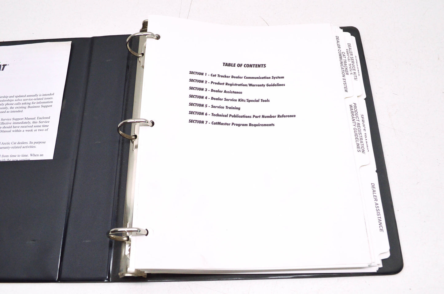 OEM Arctic Cat Service Support Manual Snowmobile/ATV