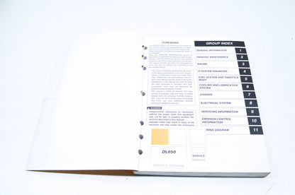 OEM Suzuki 99500-36130-03E Service Manual DL650/A NOS