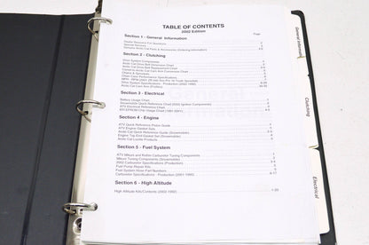 OEM Arctic Cat 2256-647 All ATV & Snow Quick Reference Guide
