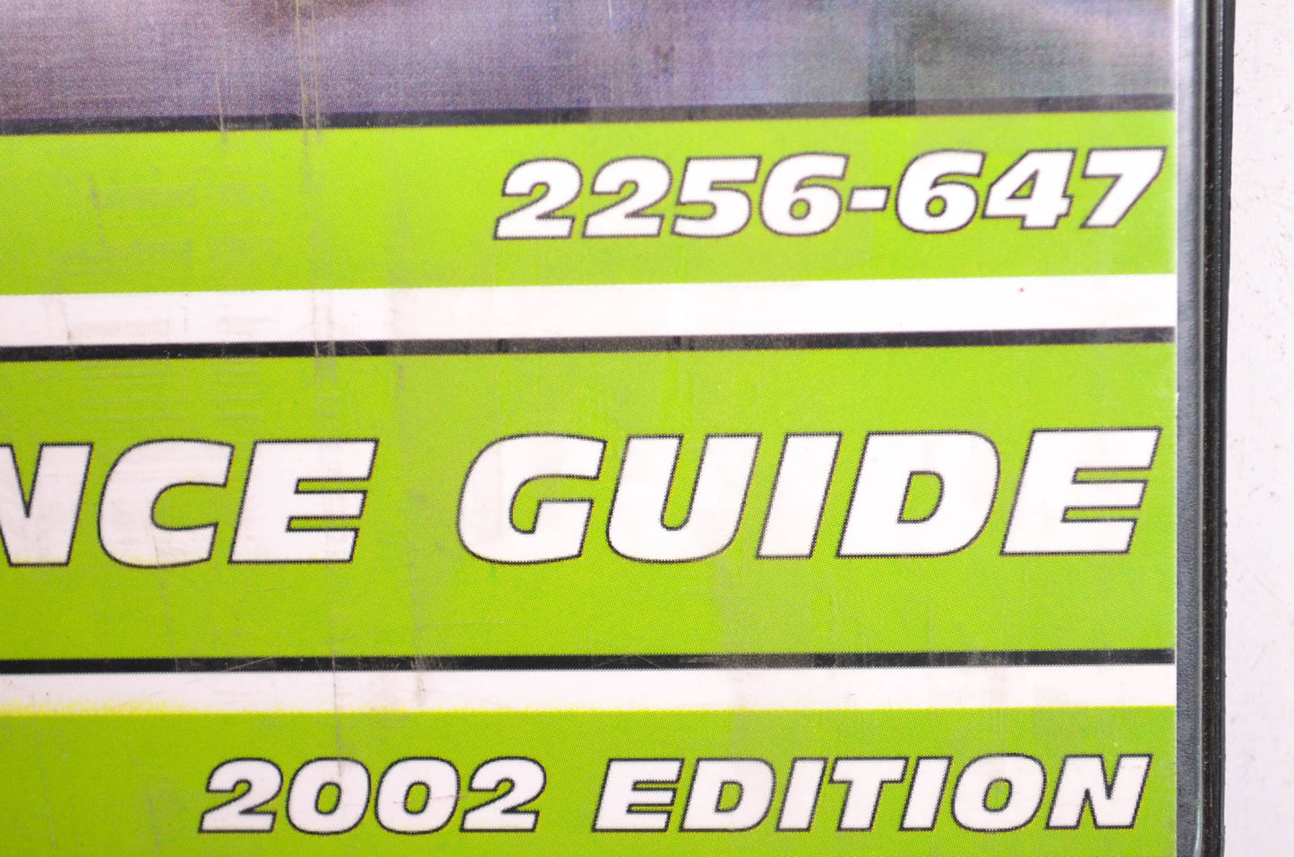 OEM Arctic Cat 2256-647 All ATV & Snow Quick Reference Guide