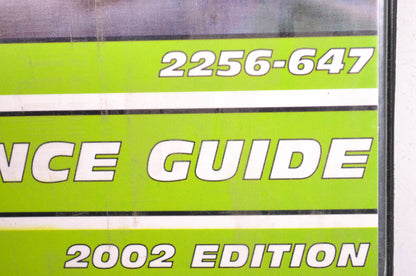 OEM Arctic Cat 2256-647 All ATV & Snow Quick Reference Guide