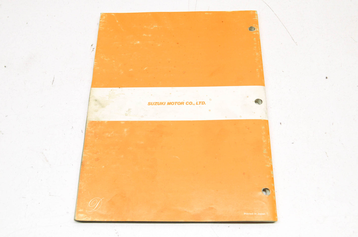 OEM Suzuki 99500-41020-03E Service Manual ALT125 1983-86