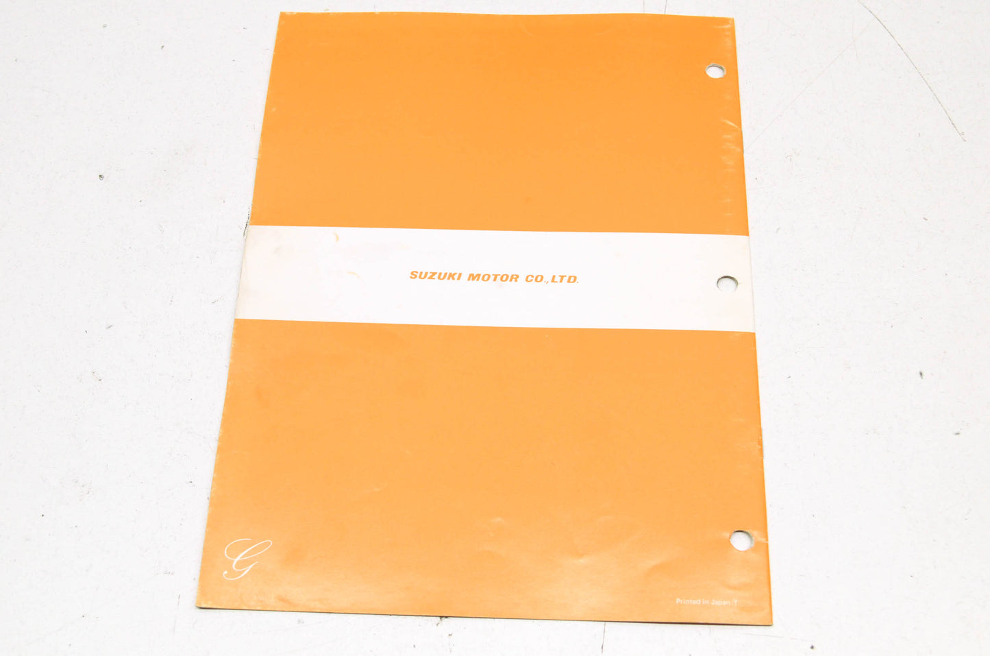 OEM Suzuki 99501-41100-01E ALT125 Supplementary Service Manual