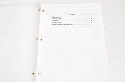 OEM Suzuki 99501-41100-01E ALT125 Supplementary Service Manual