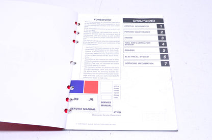 OEM Suzuki 99500-20180-01E Service Manual