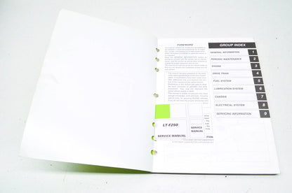 OEM Suzuki 99500-42160-01E LT-F250 Service Manual