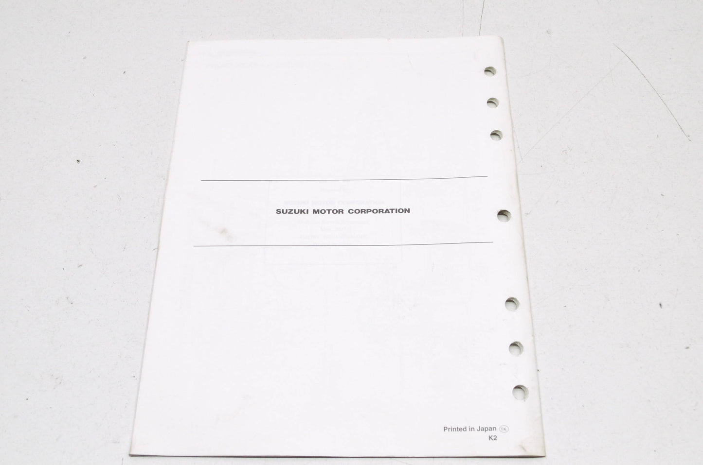 OEM Suzuki 99501-42200-01E LT-F300F Supplementary Service Manual