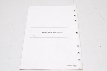 OEM Suzuki 99501-42200-01E LT-F300F Supplementary Service Manual