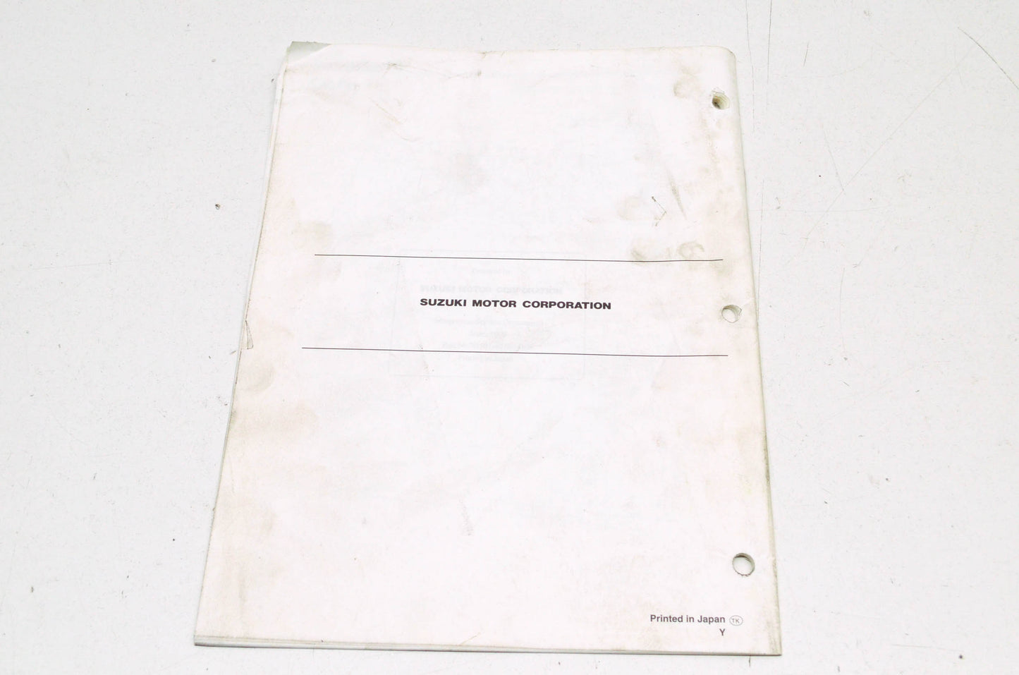 OEM Suzuki 99501-42180-01E LT-F250/250F Supplementary Service Manual