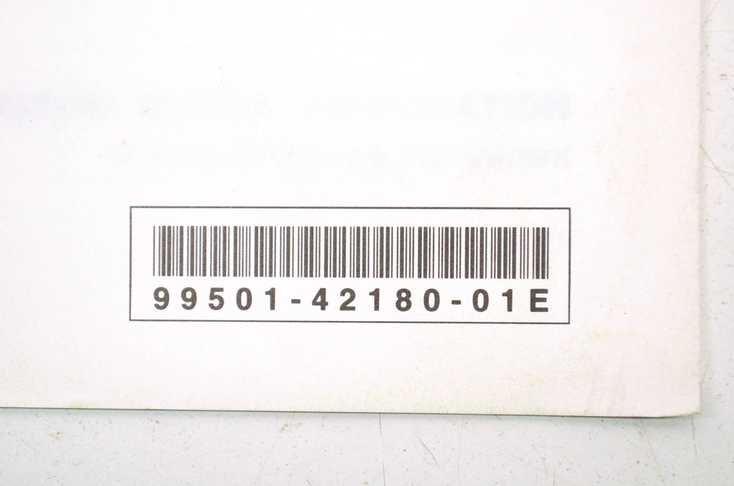 OEM Suzuki 99501-42180-01E LT-F250/250F Supplementary Service Manual