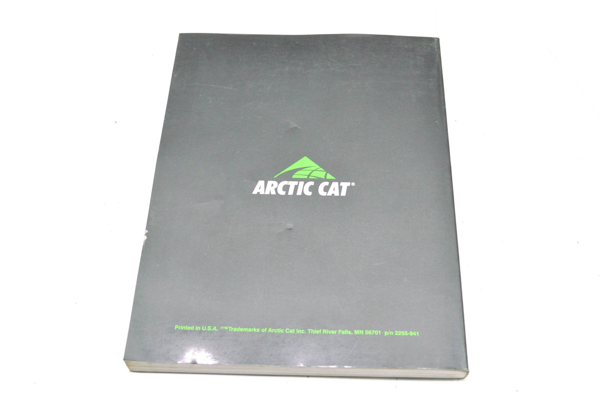 OEM Arctic Cat 2255-941 Service Manual 99 PANTERA 580/ POWDER SP