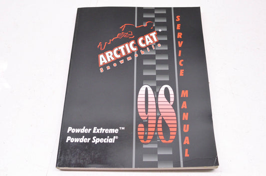 OEM Arctic Cat 2255-726 98PWDR EXT/ PW SPCL 600 Service Manual