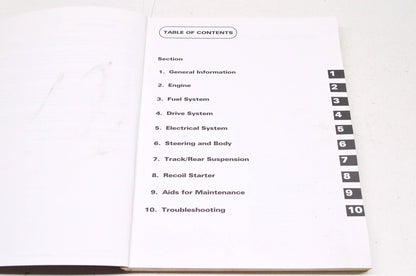 OEM Arctic Cat 2255-935 Service Manual 99 JAG 340/440/PANTHER 34
