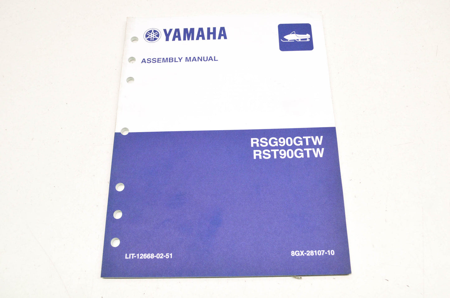 OEM Yamaha LIT-12668-02-51 RSG90/RST90GTW Assembly Manual NOS