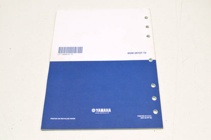 OEM Yamaha LIT-12668-02-70 Assembly Manual 08 RS Vector RS90 NOS