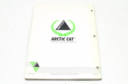 OEM Arctic Cat 2255-311 Service Manual ZR CARB/EXT CARB NOS