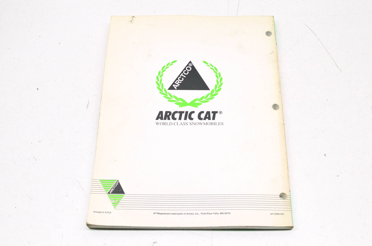 OEM Arctic Cat 2255-307 Service Manual JAG L/C - PAN L/C