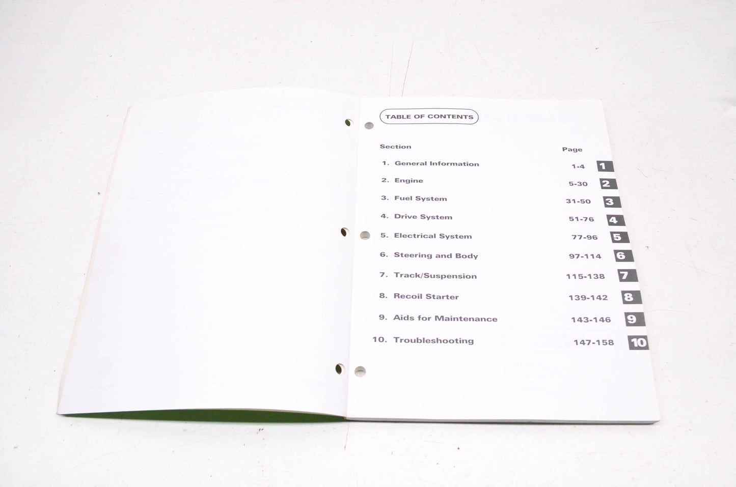 OEM Arctic Cat 2255-316 Service Manual EXT P/S