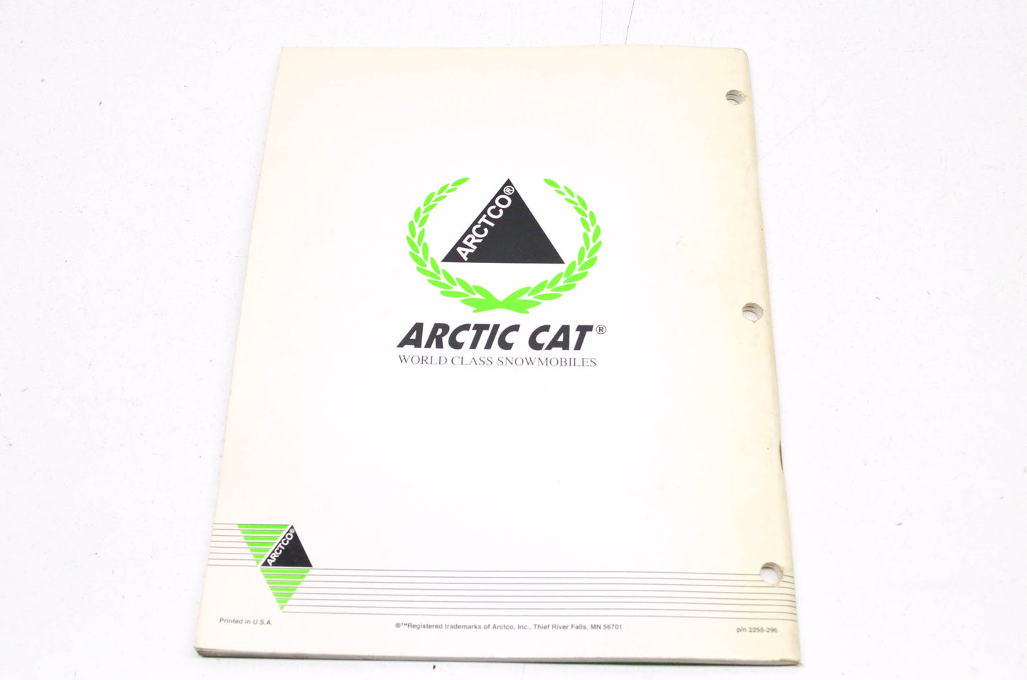 OEM Arctic Cat 2255-296 Service Manual 96 KITTY CAT
