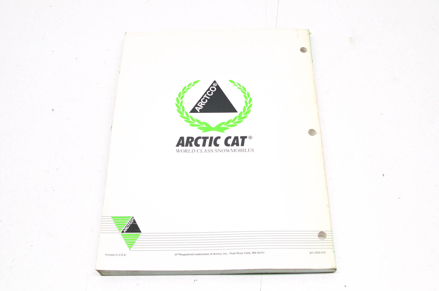 OEM Arctic Cat 2255-315 Service Manual ZR 440