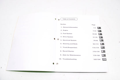 OEM Arctic Cat 2255-315 Service Manual ZR 440