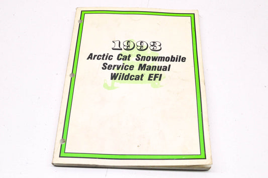 OEM Arctic Cat 2254-879 Service Manual '93 WC EFI/WC MC EFI