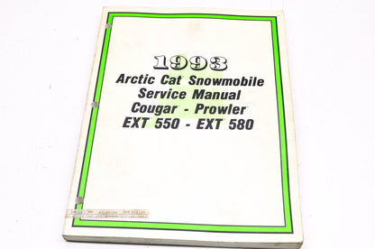 OEM Arctic Cat 2254-827 Service Manual '93 CO,MC,PR,2UP,EXT'S