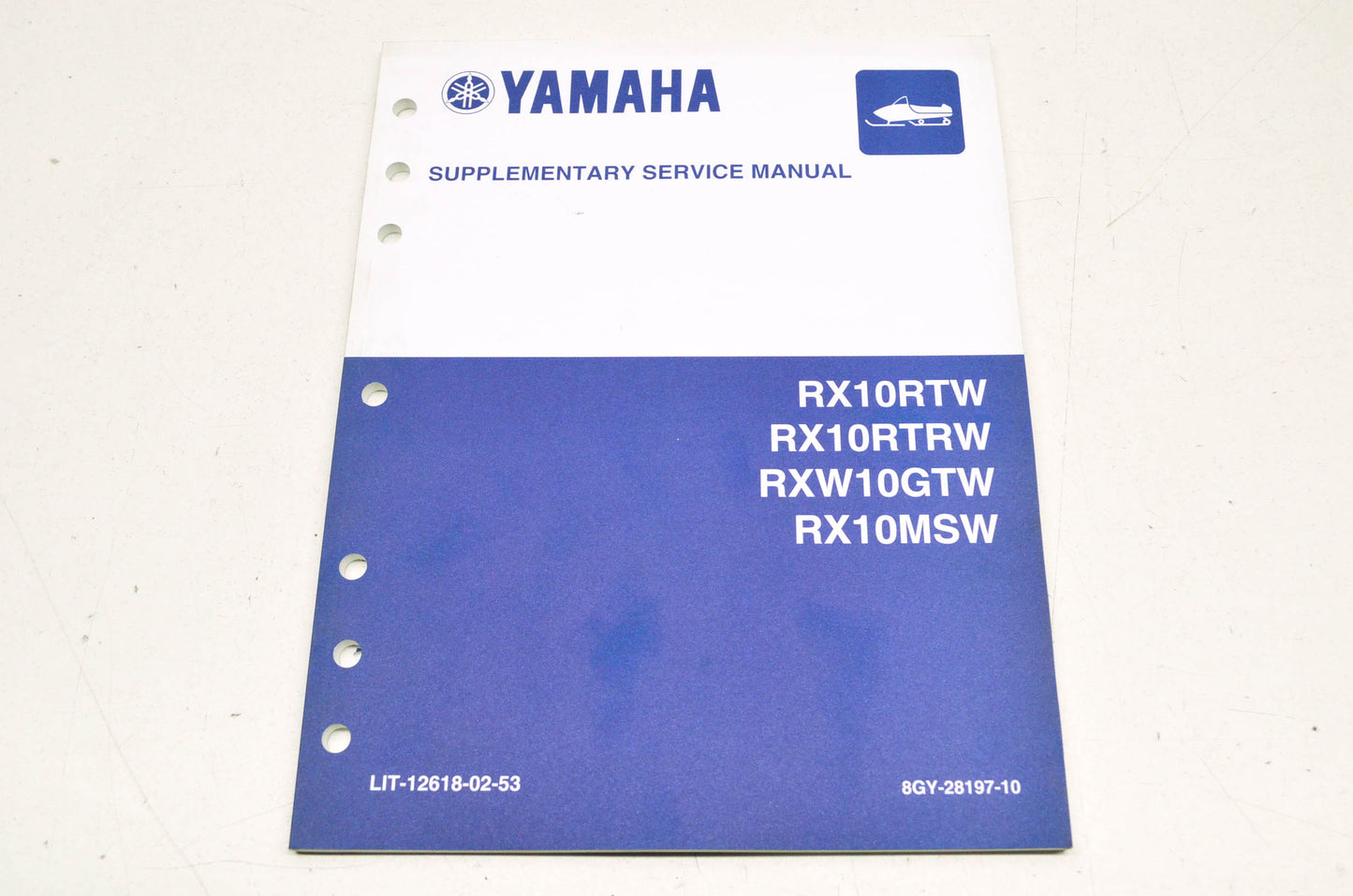 OEM Yamaha LIT-12618-02-53 Service Manual RX10MSW/RTW/RTRW/RXW NOS
