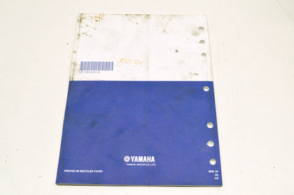 OEM Yamaha LIT-12618-02-53 Service Manual RX10MSW/RTW/RTRW/RXW NOS