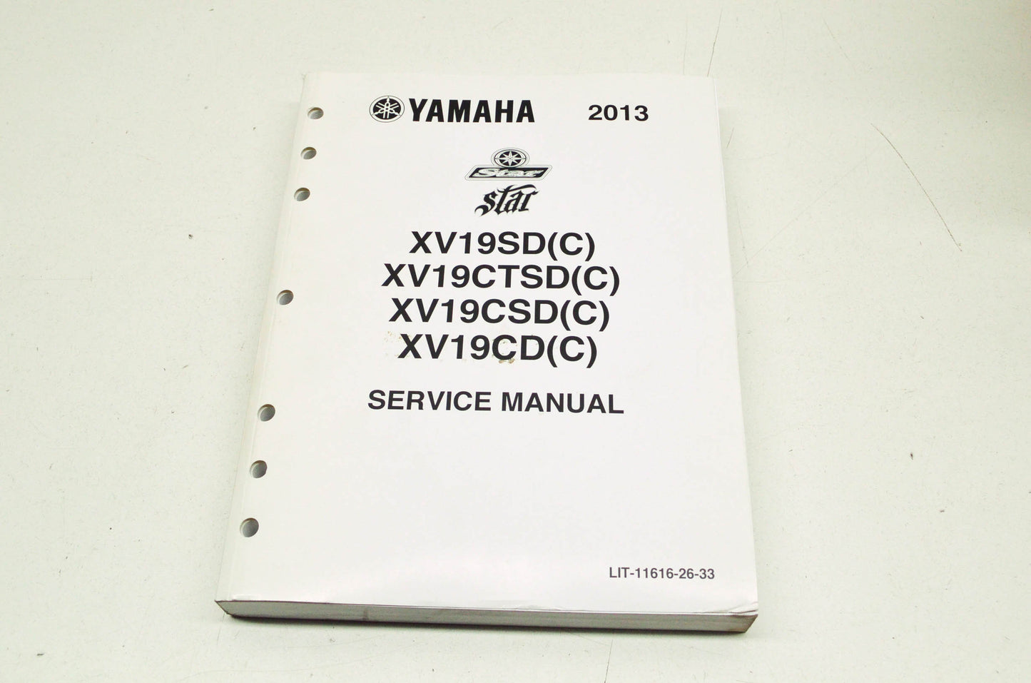 OEM Yamaha LIT-11616-26-33 XV19CD/CSD/SD/CTSD(C Service Manual NOS