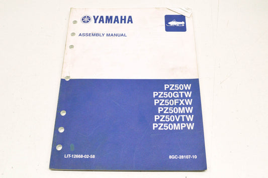 OEM Yamaha LIT-12668-02-58 PZ50WFXW GTWMWMP Service Manual